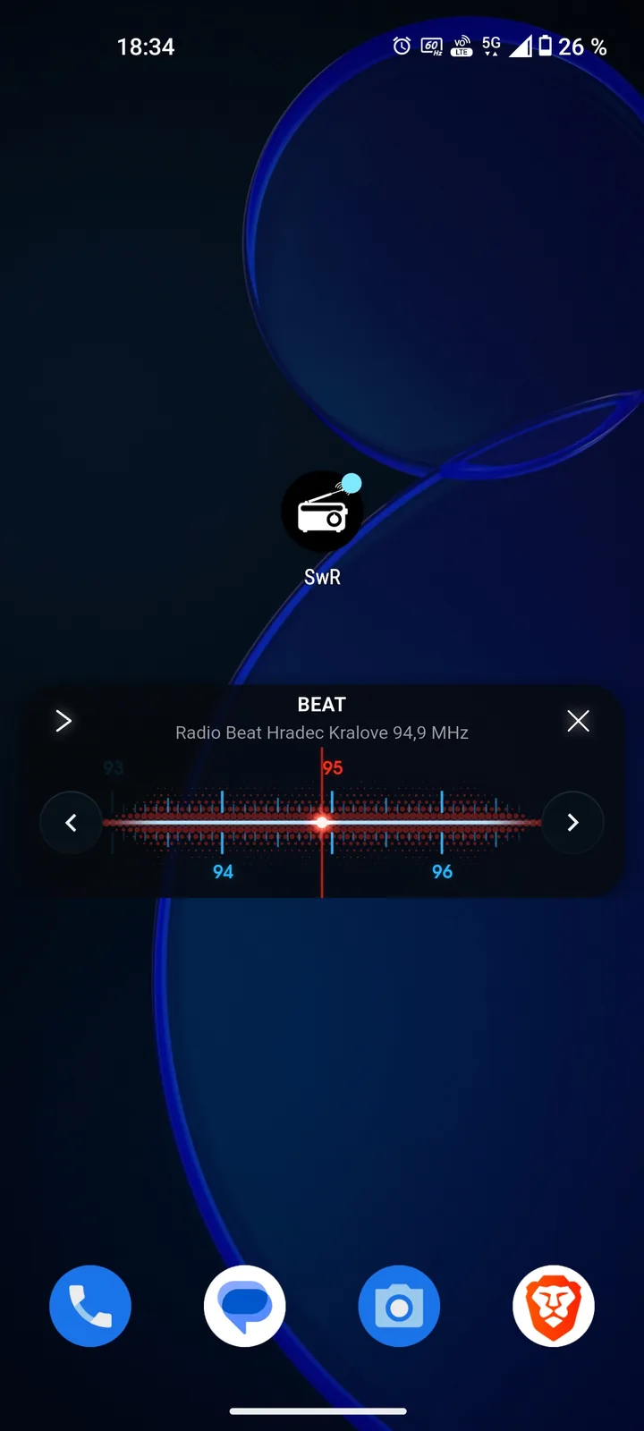 SwR FM-DX home-screen widget